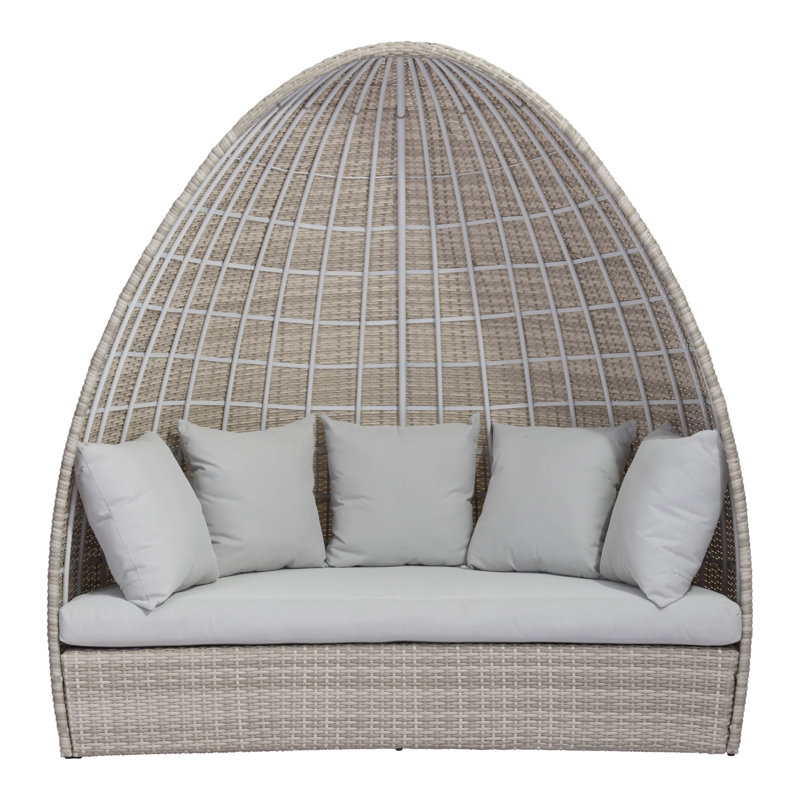 Bayou Breeze Valencia Patio Daybed with Cushions Wayfair